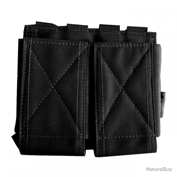 Porte-chargeur Bulldog Tactical Gear Double Elasticated Mag - Noir