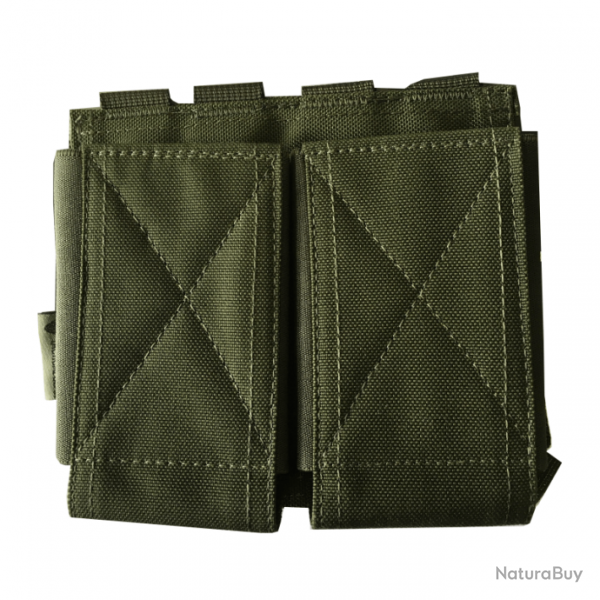 Porte-chargeur Bulldog Tactical Gear Double Elasticated Mag - Vert olive