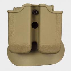 Porte-chargeur rigide IMI Defense Z20 Pistol 2X1 - Beige / Beretta / Sig Sauer