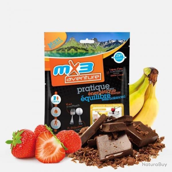 Ration lyophilise MX3 Aventure Fondue au Chocolat et Crousty Fruits 368 kcal - Autre / Chocolat & F