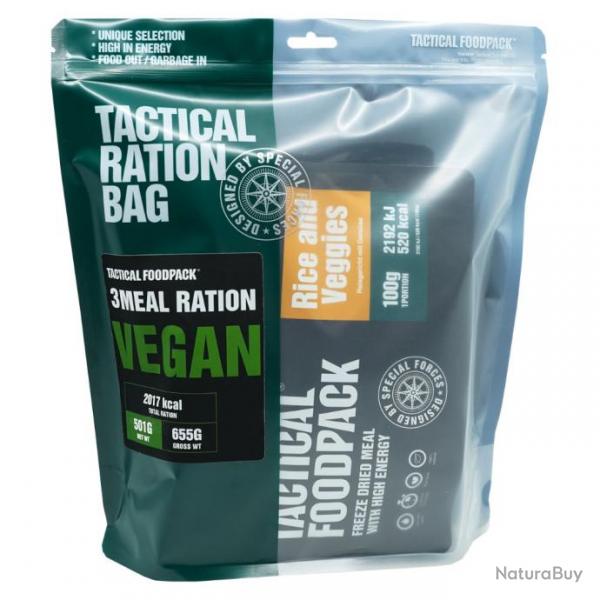 Ration lyophilise Tactical Foodpack Vegan 3 Repas - Autre