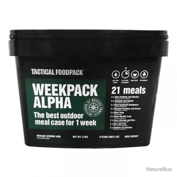 Ration lyophilise Tactical Foodpack WEEKPACK ALPHA - Autre