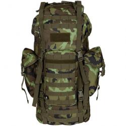 Sac à dos MFH BW MOLLE 65L avec Armature M95 CZ - M95 CZ camo