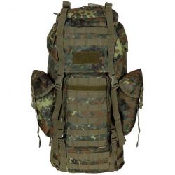 Sac à dos MFH BW MOLLE 65L avec Armature M95 CZ - Flecktarn