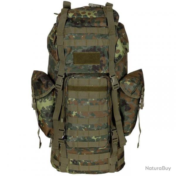 Sac  dos MFH BW MOLLE 65L avec Armature M95 CZ - Flecktarn