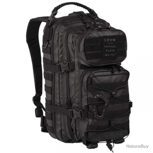 Sac  dos Mil-Tec US Assault Black 20L - Noir / 20 L