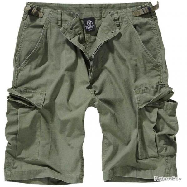 Short Brandit BDU RIPSTOP - Vert olive / S