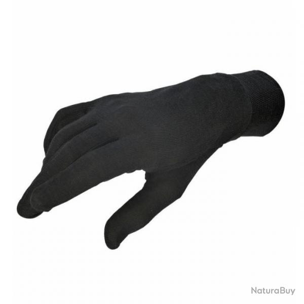 Sous-gants Estex en soie - Noir / XL