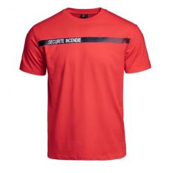 T-shirt A10 Equipment SÉCU-ONE SÉCURITÉ INCENDIE - Rouge / L