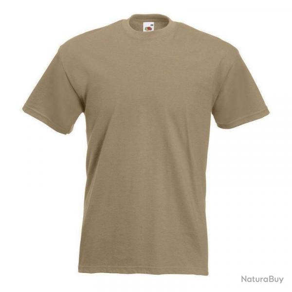 T-shirt Fruit Of The Loom Softstyle Ring Spun - Beige / XL