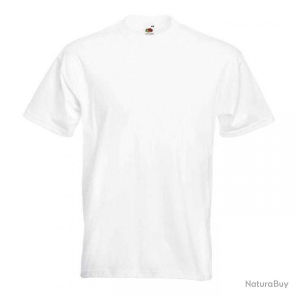 T-shirt Fruit Of The Loom Softstyle Ring Spun - Blanc / XL