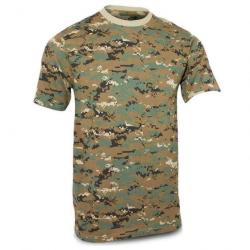 T-shirt Mil-Tec Camouflé - Woodland / S