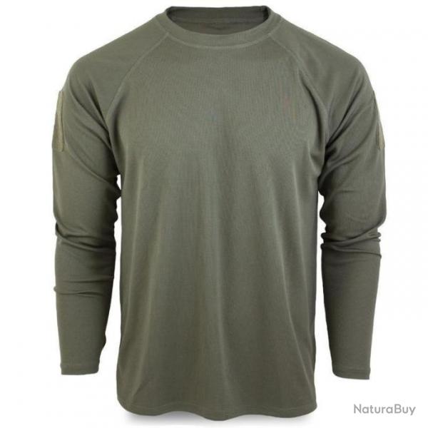 T-shirt Mil-Tec Quickdry - Vert olive / S