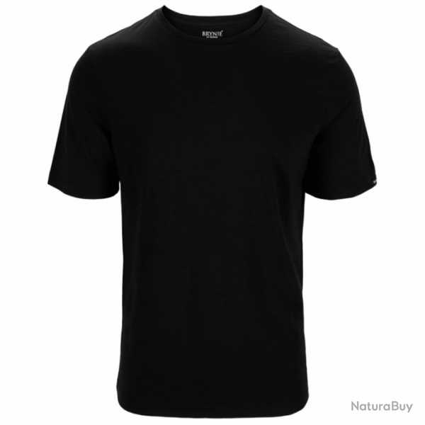 T-shirt thermorgulateur Brynje Classic Wool Light - Noir / M