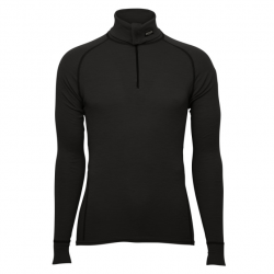 T-shirt thermorégulateur Brynje Classic Zip Shirt - Noir / XS