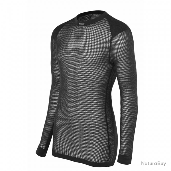 T shirt thermorgulateur Brynje Super Thermo Shirt w Inlay Noir