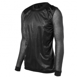 T-shirt thermorégulateur Brynje Super Thermo Shirt W/Windcover - Noir / XS