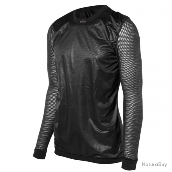 T-shirt thermorgulateur Brynje Super Thermo Shirt W/Windcover - Noir / XS