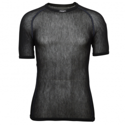 T-shirt thermorégulateur Brynje Wool Thermo Light - Noir / XS