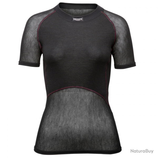 T-shirt thermorgulateur Brynje Wool Thermo Light W's - Noir / S