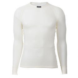 T-shirt thermorégulateur Brynje Wool Thermo Shirt - Blanc / XS