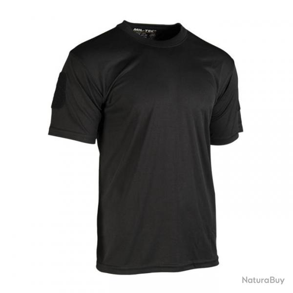 T-shirt thermorgulateur Mil-Tec Quick-Dry - Noir / S