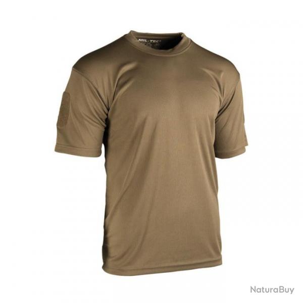 T-shirt thermorgulateur Mil-Tec Quick-Dry - Dark Coyote / S