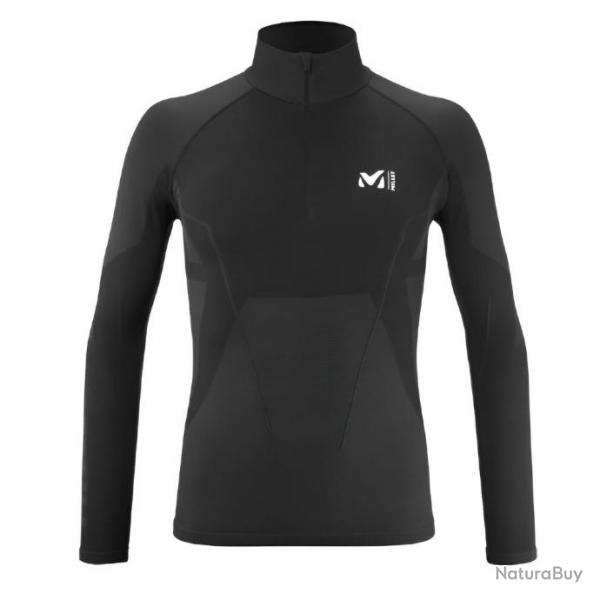 T-shirt thermorgulateur Millet Drynamic Soft 1/2 Zip M - Noir / S - M