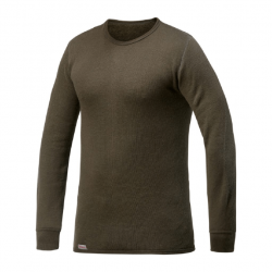 T shirt thermorégulateur Woolpower Crewneck 200 Vert olive