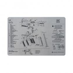 Tapis de démontage Glock Bench Mat Gen5 - Gris