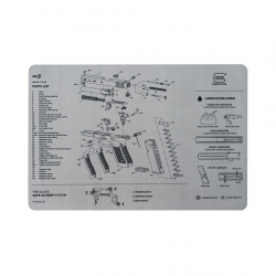 Tapis de démontage Glock Bench Mat Gen5 - Gris