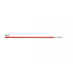 Témoin de chambre vide - tige FAB Defense 9 mm safety rod - Rouge / 7.62x39 19 / 48.3 cm
