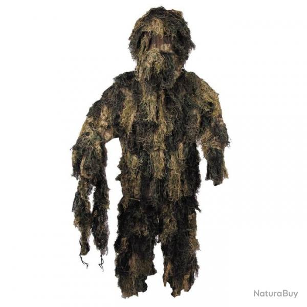 Tenue de camouflage MFH Ghillie 4 pices - Woodland / M/L