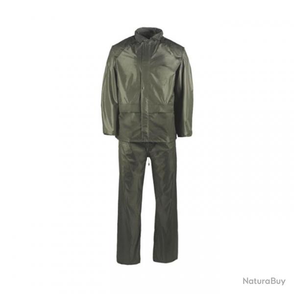 Tenue de pluie Mil-Tec - Vert / M