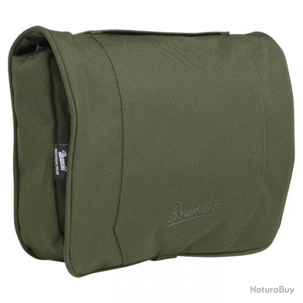 Trousse de toilette Brandit Wash Large - Vert olive