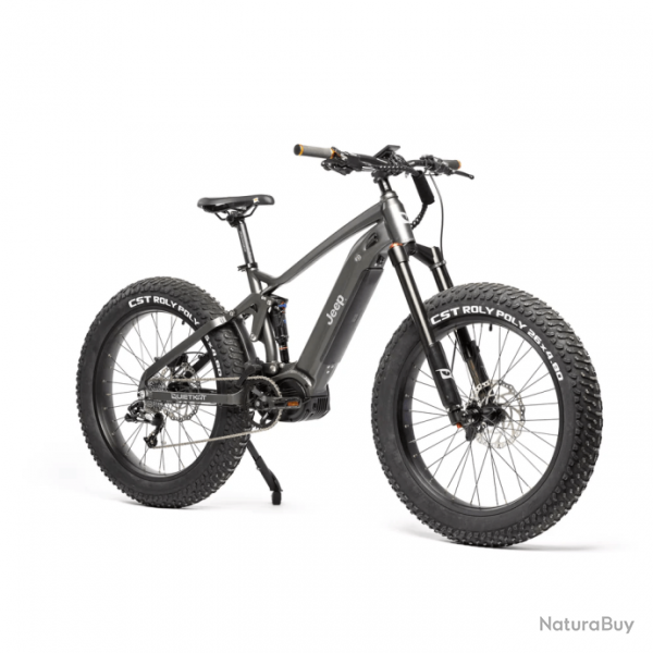 Vlo lectrique Quietkat Jeep - Charcoal / 750W / 17"