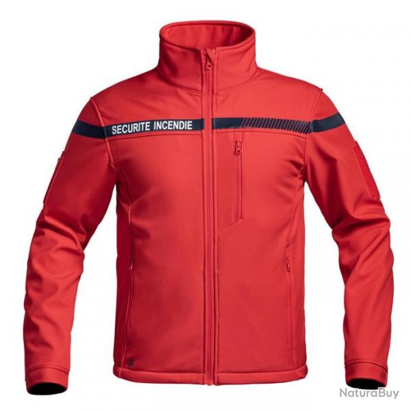 Veste softshell A10 Equipment Scurit Incendie - Rouge / XS