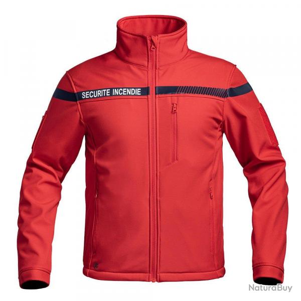 Veste softshell A10 Equipment Scurit Incendie Rouge