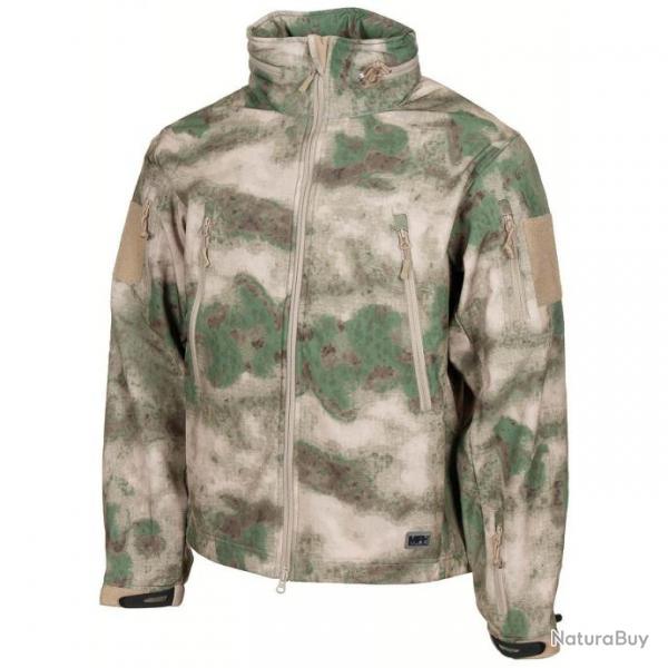 Veste softshell MFH Scorpion - HTD camo FG / S