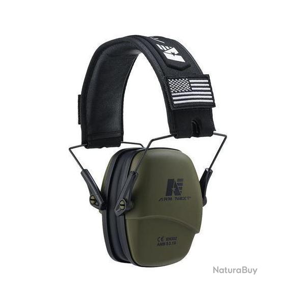 Casque antibruit spcial tir - Coques plates ergonomiques pour un paul optimal