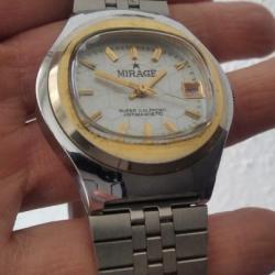 MIRAGE SUPER CALENDAR MONTRE MÉCANIQUE ANNEES 80s