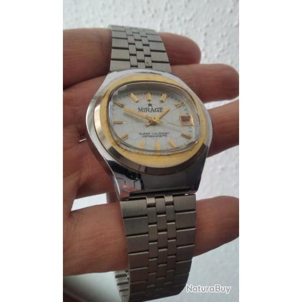 MIRAGE SUPER CALENDAR MONTRE MCANIQUE ANNEES 80s