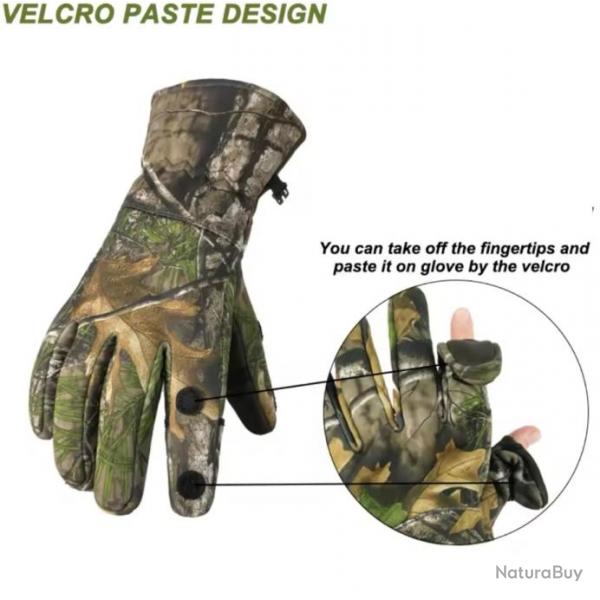 Gants polaire de chasse Spcial hiver a1