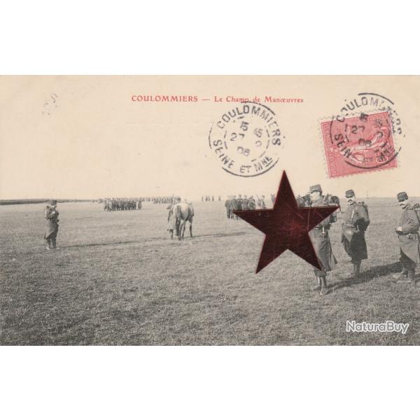 CPA - MILITAIRE - COULOMMIERS - Le Champ de Manoeuvre N835