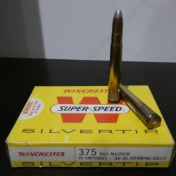 MUNITIONS CAL.375 H&H - Winchester Silvertip 300gr