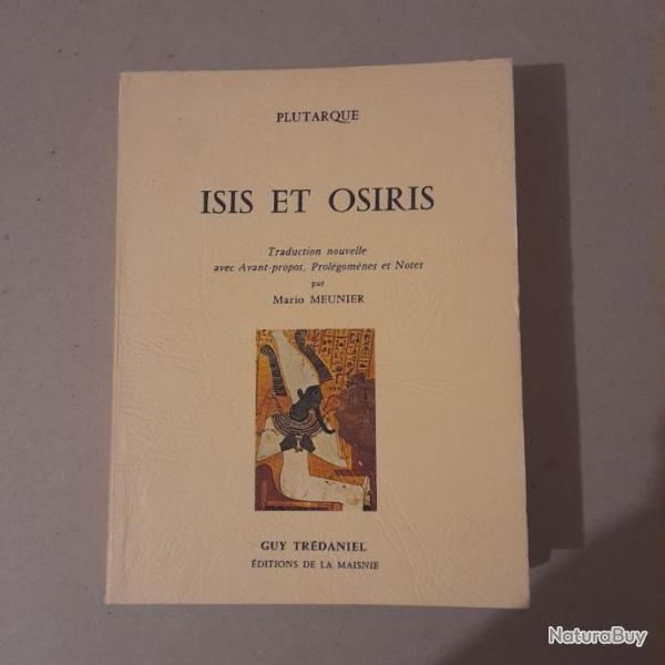 Plutarque : Isis et Osiris - Mario Meunier