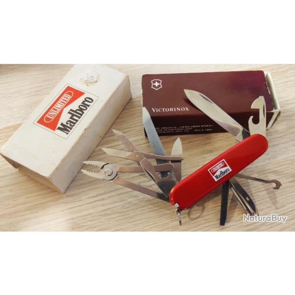 Victorinox Couteau Suisse Troubleshooter Marlboro Unlimited 1991-92 Collector NIB