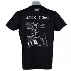 T-shirt Glock Engineering Gen5 - Noir / XL