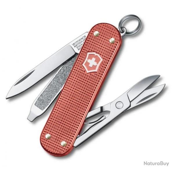 Couteau suisse Classic Alox Stone Red "dition Limite 2025" [Victorinox]