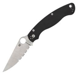 C36GPS2 Couteau pliant mixte Spyderco Military 2 G10